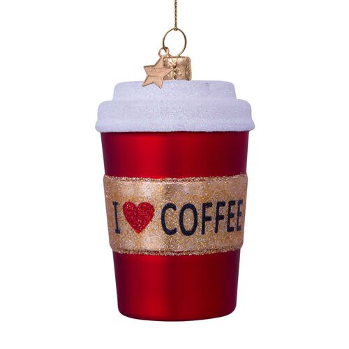 Vondels Ornament Glass Coffee Mug 9cm